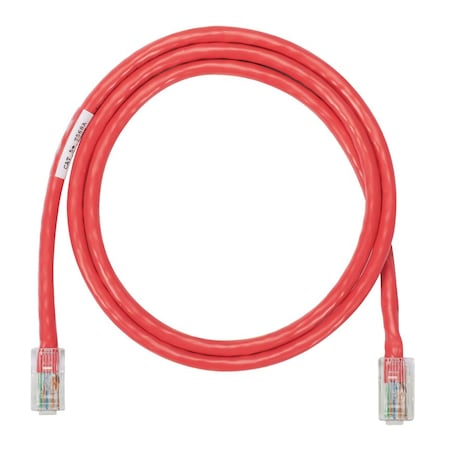 Copper Patch Cord, Category 5E, Red U (10 Pack), 10PK